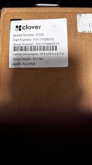 Clover D100 POS Cash Drawer w/ Key Brand New Open Box