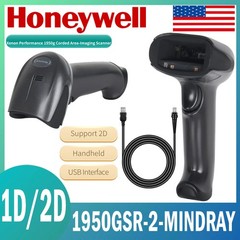 Honeywell XP 1950GSR-2-MINDRAY 1D 2D Area-Imaging Barcode Scanner with USB Cable