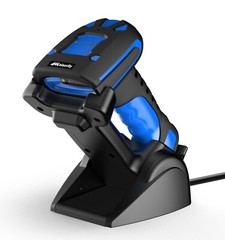 Alacrity Upgraded 2D Industrial Barcode Scanner With Wireless Charging Stand