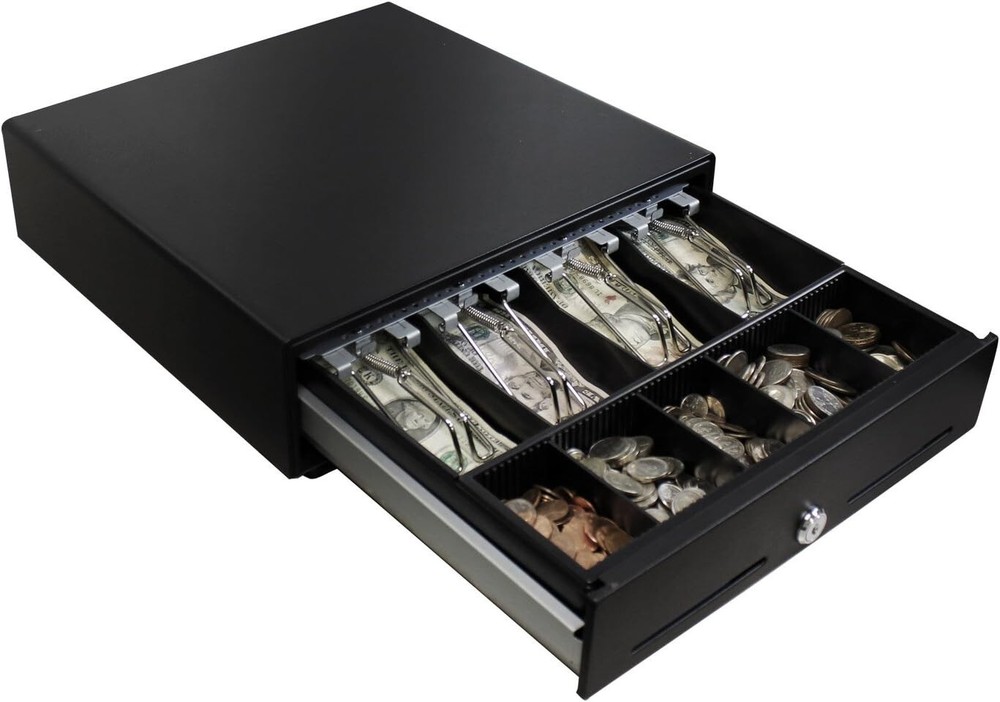 Adesso MRP-13CD 13&Prime; POS Cash Drawer w/ Removable 4 Bill & 5 Coin Tray