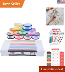 720 Assorted Self-Sealing Money Band Bundles – Organize Your Cash Effortlessly