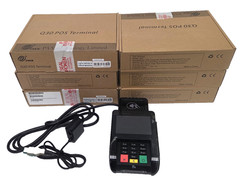 Qty2 New Pax Q30 POS Terminal, MSR + EMV, POSData Encryption, Q30-0BW-R85-02L0