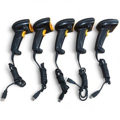 Lot of 5- Kercan KR-230-EIO 2D Barcode Scanner USB Wired Handheld QR Code Reader