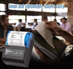Bisofice Bluetooth 58mm Thermal Receipt Printer Portable Mobile POS Printer C2S7