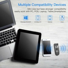 Eyoyo 5pcs/set Wireless Bluetooth Barcode Scanner 1D 2D QR Code Reader For IOS