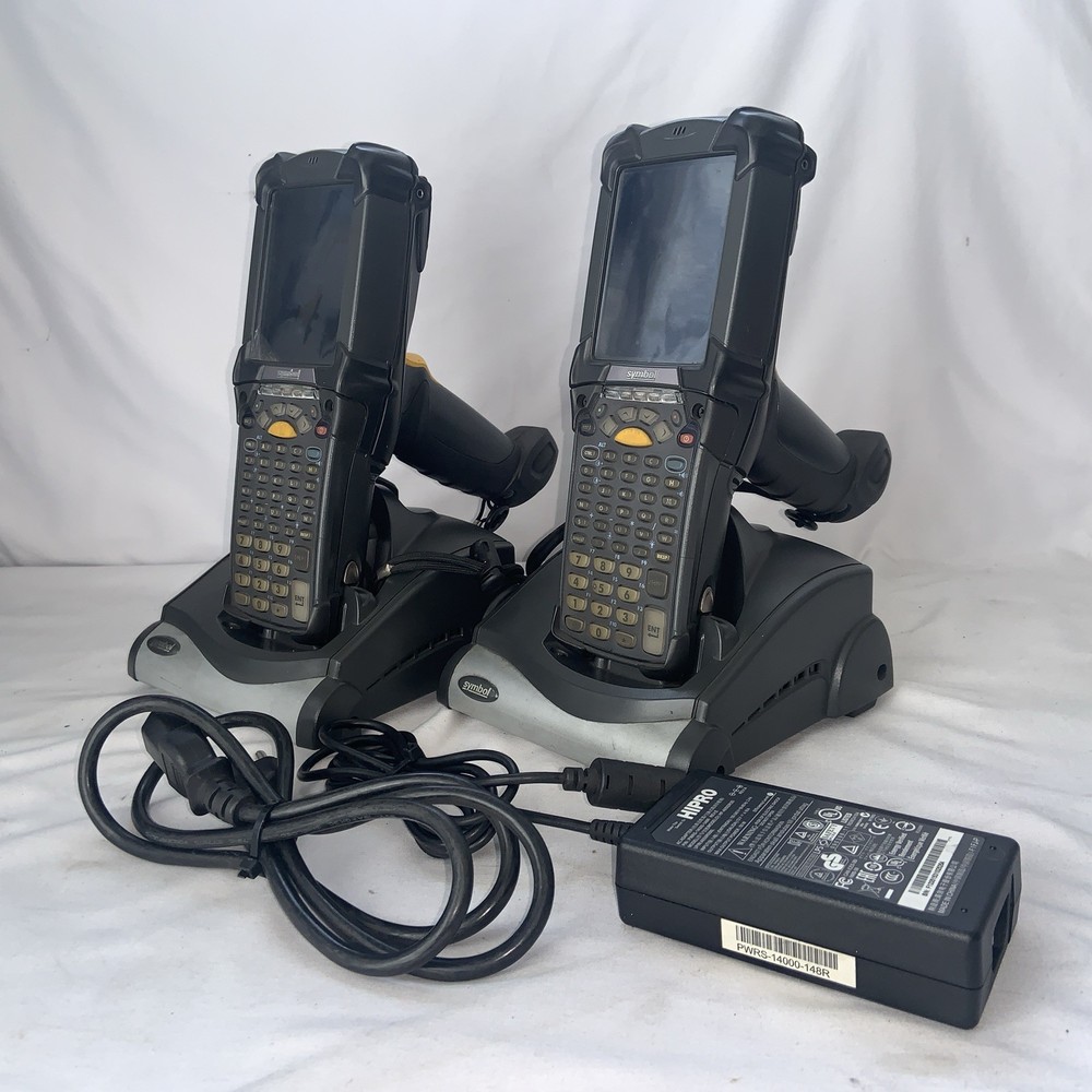 Symbol Barcode Scanner MC9190-G30SWEYA6WR Lot W/ Accessories