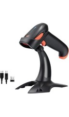 Tera Wireless 1D/2D QR Barcode Scanner w/ Stand & New Battery Level Indicator