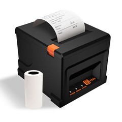 80mm USB Receipt Printer POS Printer w/ Auto Cutter Desktop Direct Thermal M5N7