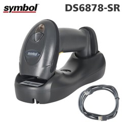 Symbol DS6878-SR20007WR 2D Wireless Bluetooth USB Barcode Scanner With Cradle