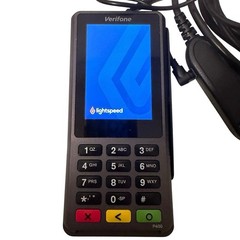 Verifone P400 Plus Credit Card Terminal w/ Power Supply, Ethernet Adapter & Box