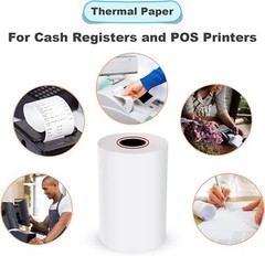 10 Rolls 3 1/8&Prime; x 230&prime; Thermal Paper POS Cash Registers Receipt Paper Roll 80mm