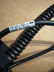 COILED CABLE HONEYWELL BARCODE SCANNER CBL-500-300-C00 5V REV A USB