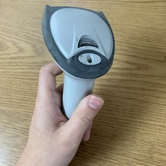 Hand Held Products E153740 White & Gray Wired USB Barcode Scanner See Pics