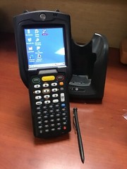 Symbol Motorola CRD3000 Scanner Cradle Cords and Stylus