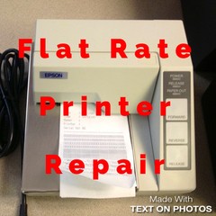 EPSON TM-U295 Flat Rate Repair including all parts & labor 6 Month Warr. M66SA