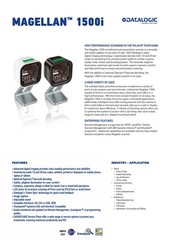 Datalogic Magellan 1500i Compact 1D 2D Area Imager Barcode Scanner Reader USB