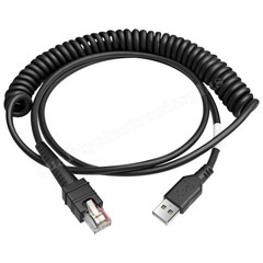Coiled Cable CAB-3600-UNC3 3M For Zebra DS8108 DS8178 LI3608 LI3678 Scanner New
