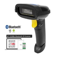 NETUM Wireless Bluetooth Barcode Scanner 1D 2D QR Code Reader for Android iOS