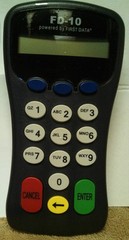 FIRST DATA FD-10 PIN PAD (FD-100 SERIAL PORT CONNECTION) MODEL-8001 PCI