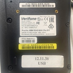 New Verifone VX-805 Pin Pad Card Reader 160mb Keypad & Cables