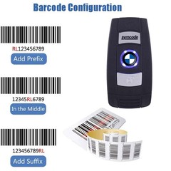 Bluetooth Barcode Scanner 1D Laser 3in1 Wireless USB 2.4G Handheld Reader