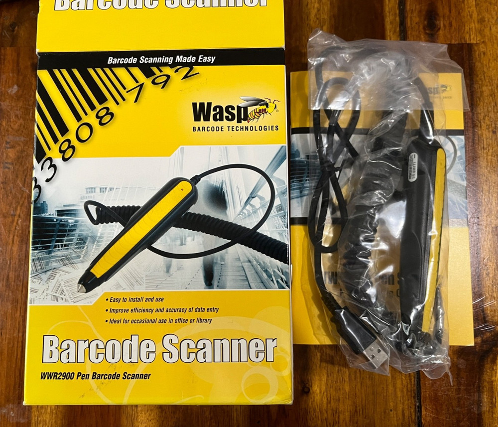 Wasp WWR 2950 Pen Barcode Scanner WR2950 – USB Wired Bar Code Reader