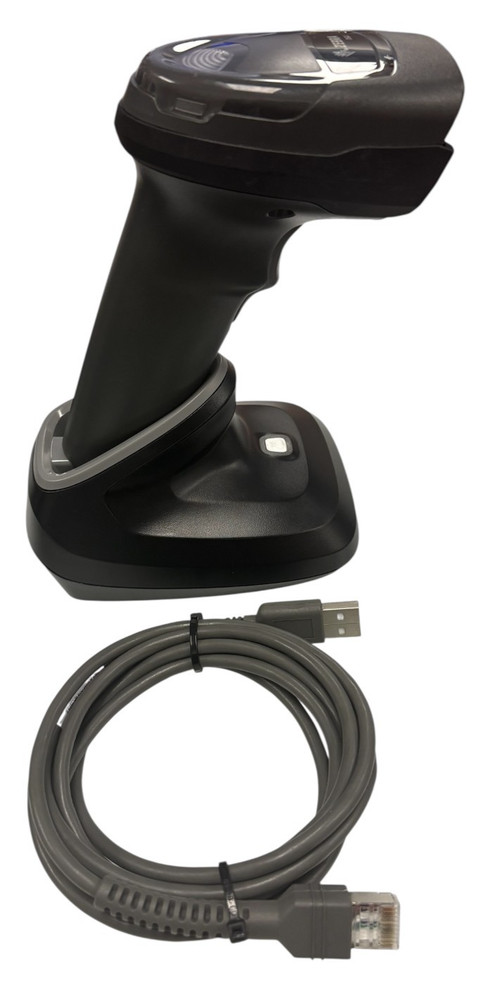 Zebra Wireless Barcode Scanner (DS2278) + Charging Cradle (CR2278) and USB Cord