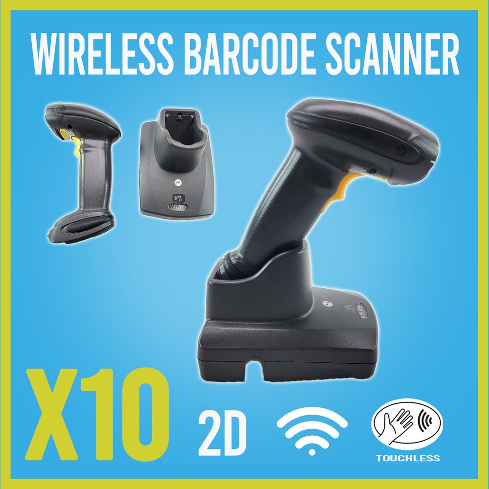 Motorola Symbol DS6878 wireless Scanner CR0078-PC1F007WR bluetooth Cradle 10 pk