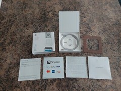 New open box Square Reader Accessories Only phone jack reader Sticker USB cable