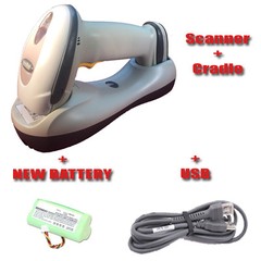 Motorola Symbol LS4278 & Cradle Wireless Barcode Scanner Reader USB NEW BATTERY