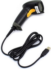 Compact USB Laser Barcode Scanner for Windows, Mac & Linux – 55° View Angle
