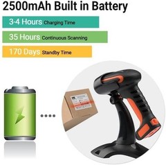 Tera Pro Industrial Wireless Barcode Scanner 2D QR 1D Bar Code Reader