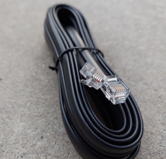 14&prime; Long RJ12 RJ11 6-pin Serial Cable Fits NCR, Aloha Radiant KDS to Bump Bar