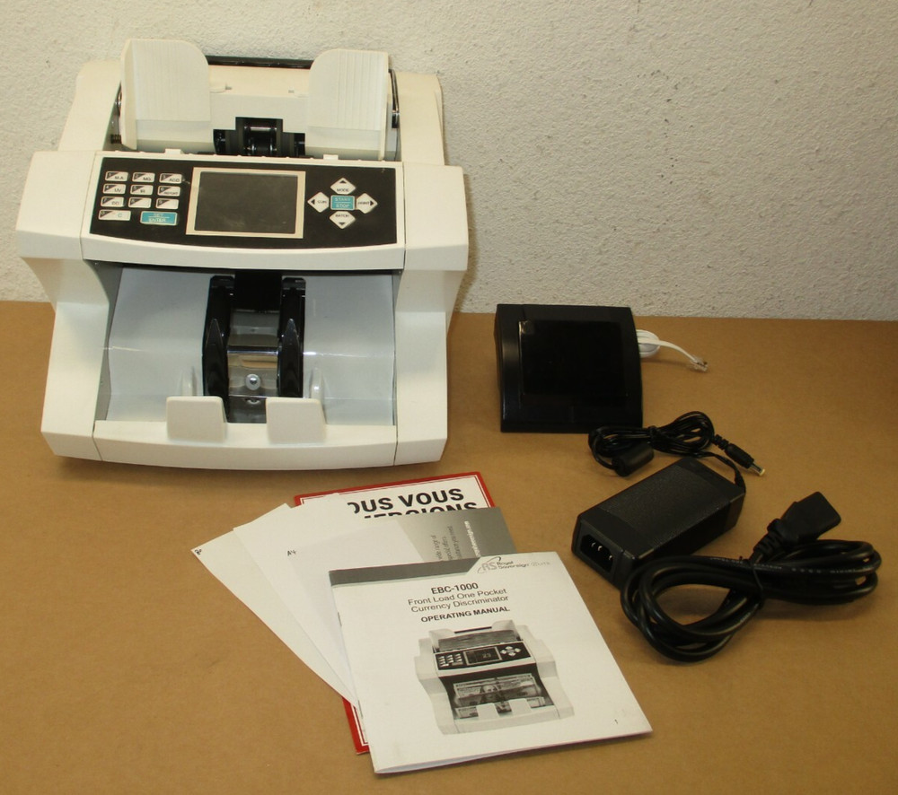 Royal Sovereign EBC-1000 Counterfeit Bill Counter SCREEN DAMAGE