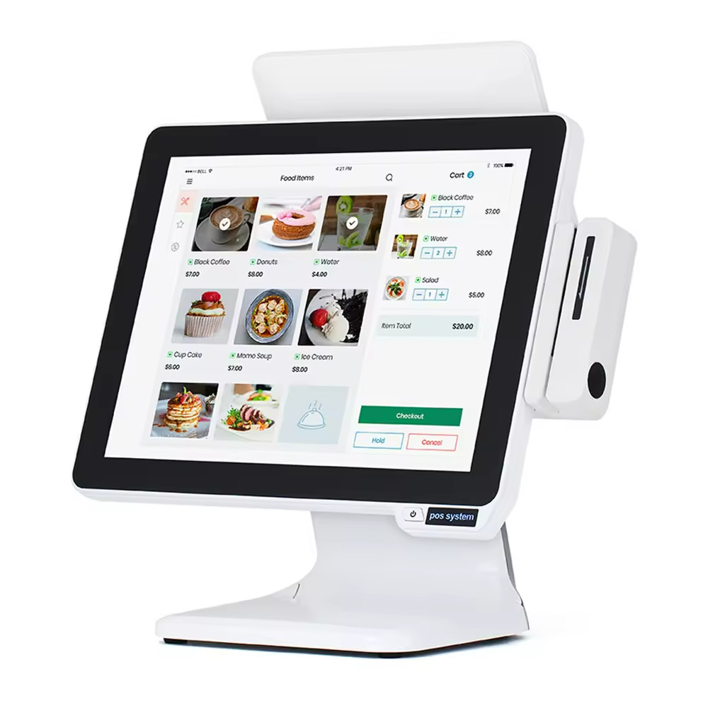 15&Prime; Windows 10 True Flat Touch Screen All In One Cash Register/POS System