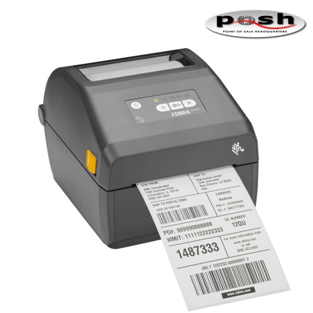 NEW Zebra ZD4A042-D01W01EZ ZD421 Wireless Label Printer WiFi Bluetooth USB