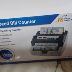 Royal Sovereign RBC-100N Wired Electric Bill Counter Automatic Diagnostics