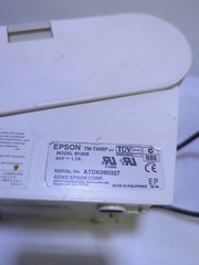 3x Epson TM-T88II M129B POS Thermal Receipt Printer Parallel with AC Adapter –