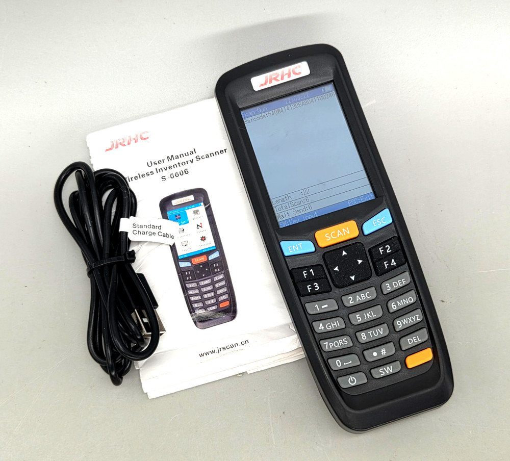 2D Wireless Barcode Scanner, JRHC Portable Inventory Scanner & Data Collector