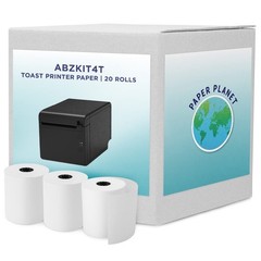 Thermal Paper for Toast TP200 Printer | 20 Rolls
