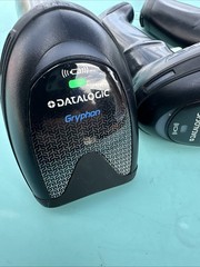 (QTY 4) Datalogic Gryphon GM4500 2D Wireless Barcode Scanner Black BK-HD-910-WLC