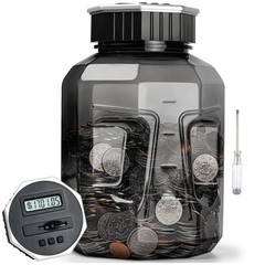 X-Large Piggy Bank for Adults Kids, Digital Coin Counting Bank with LCD Count…