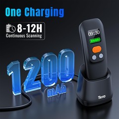 Barcode Scanner Wireless Portable: 1.4 Large LCD Screen 1200mAh Battery with Cha
