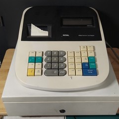 Royal 435DX Electronic Cash Register with 2 Keys – Tested Working – Vintage VTG