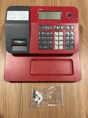 Casio SE-G1 Cash Register Red POS System replacement lid only Tested Working