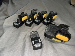 4 Zebra RSBT5 + 1 RS5100 Bluetooth Barcode Scanner Lot w/ Straps & Batteries