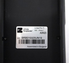 Infinite Peripherals Linea Pro 7i SD2 Barcode Scanner Sled iPhone 7 « No Battery »