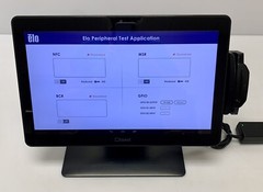 Elo MSM8690 Touch Screen W/ Toast POS, Card Reader, Power Adapter Cable & Stand