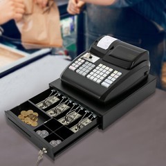47 Keys Electronic Cash Register Cash Management System Tabletop Cash Register