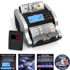 Professional Cash Counting Device with UV/MG/IR Detection – 1200 Notes/Minute